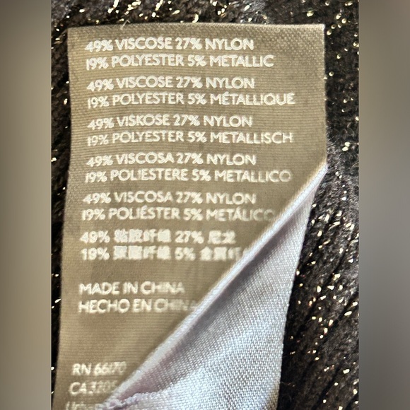 Anthropologie Black and Silver Knit Sweater - Picture 7 of 7